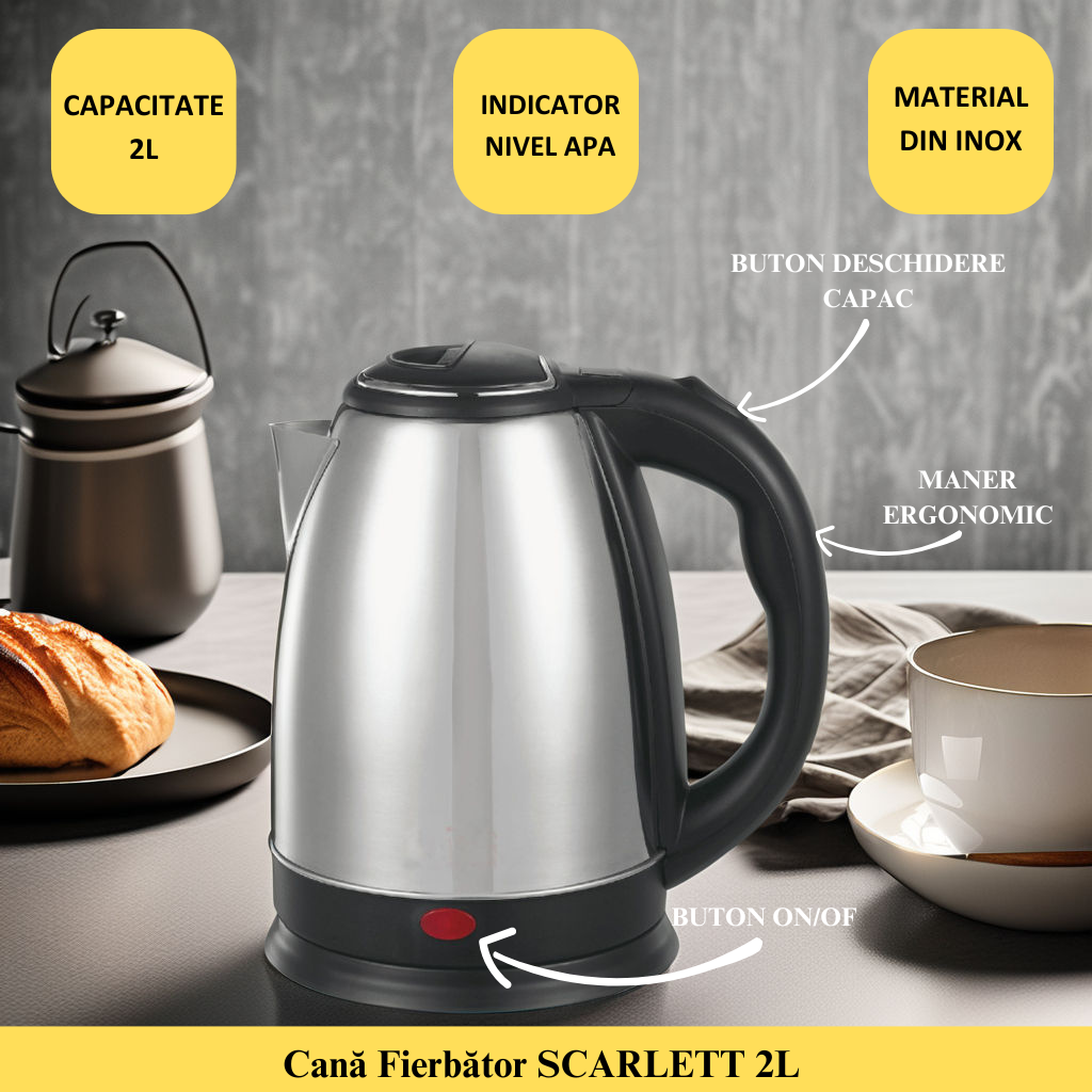 Cana Fierbator Scarlett 2L