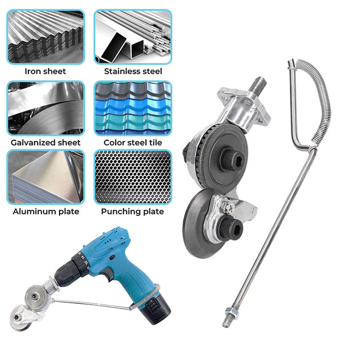 Adaptor Pentru Taiat Tabla, Cu Role Pentru Bormasina