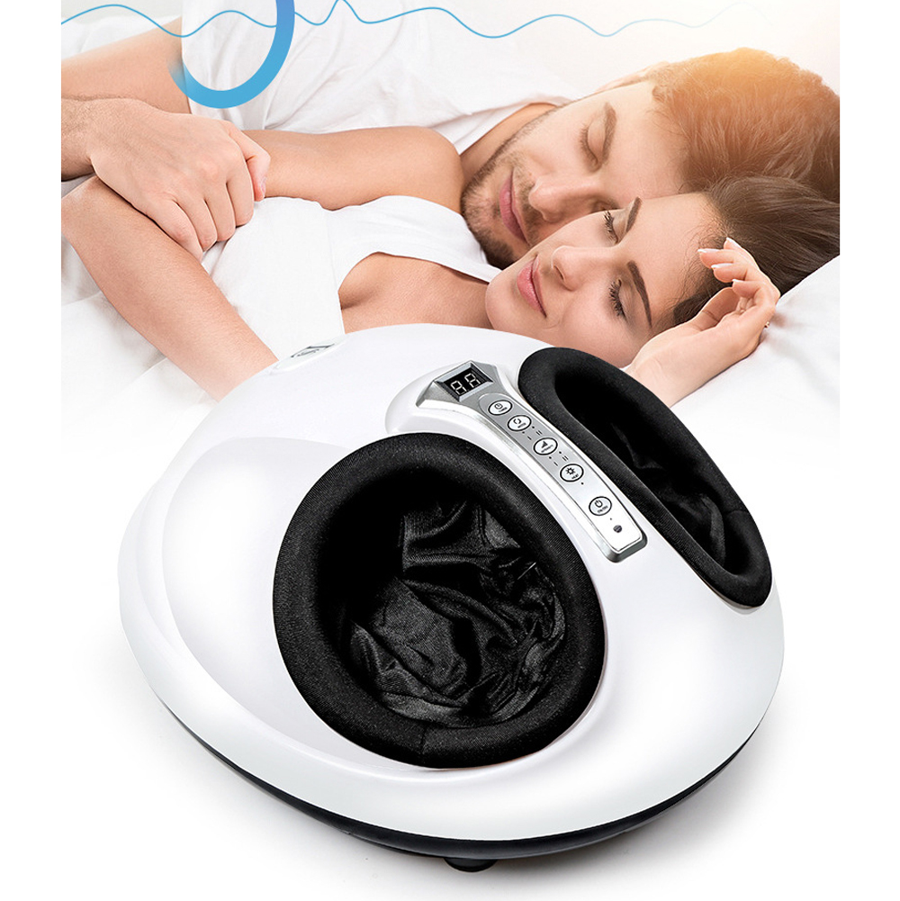 Aparat de masaj Shiatsu pentru picioare, afisaj LED, compresie aer cu incălzire, 3 Niveluri, ameliorarea durerii și tensiunii, picioare obosite, relaxarea mușchilor