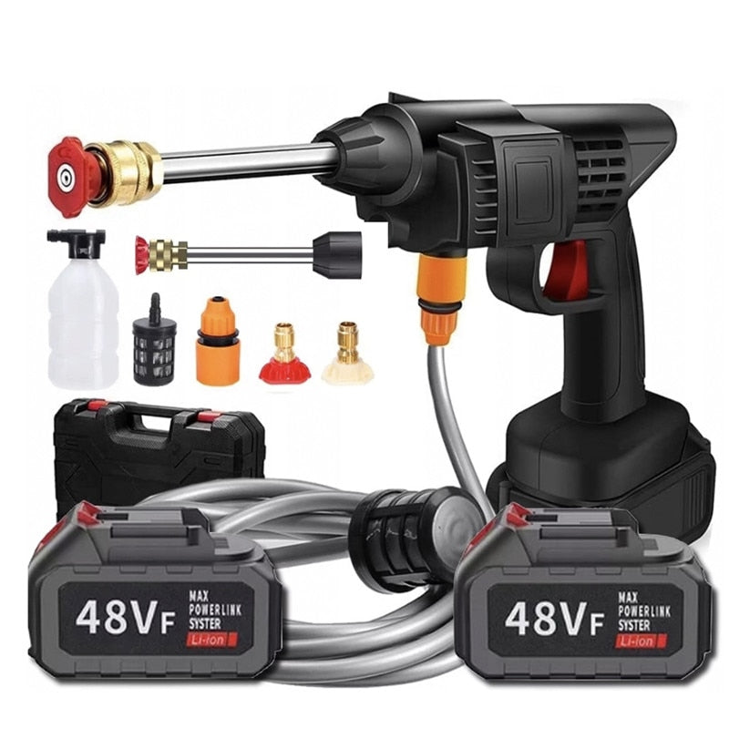 Aparat de spalat electric cu presiune puternica,2 acumulator 48V, 8L/min,30 Bari