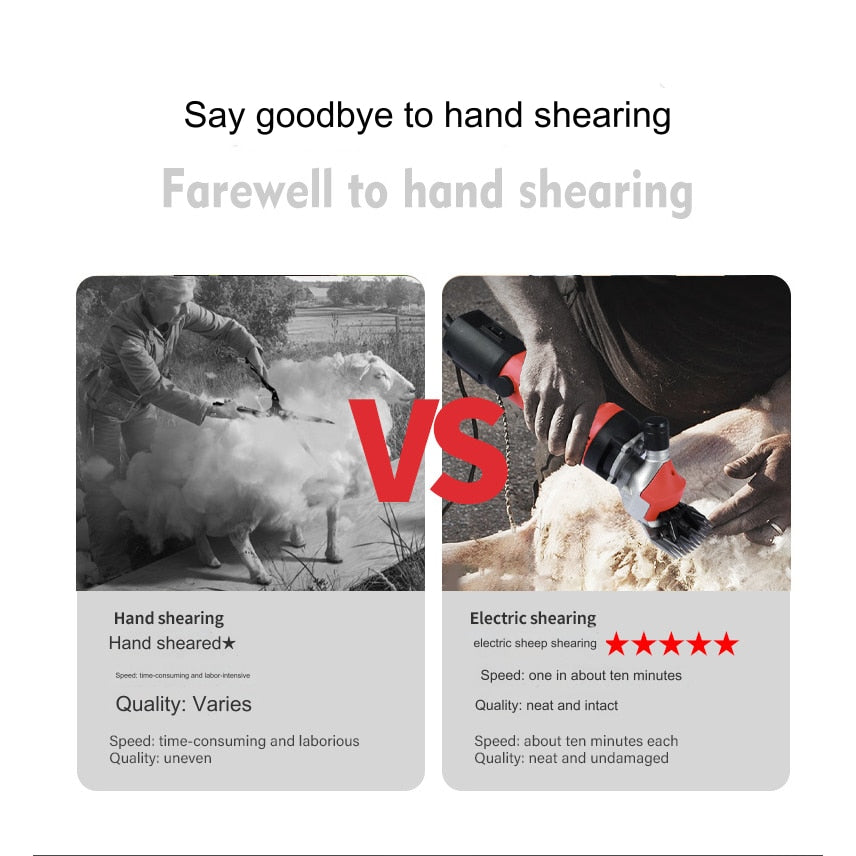 Aparat electric profesional pentru tuns oile, 850 W