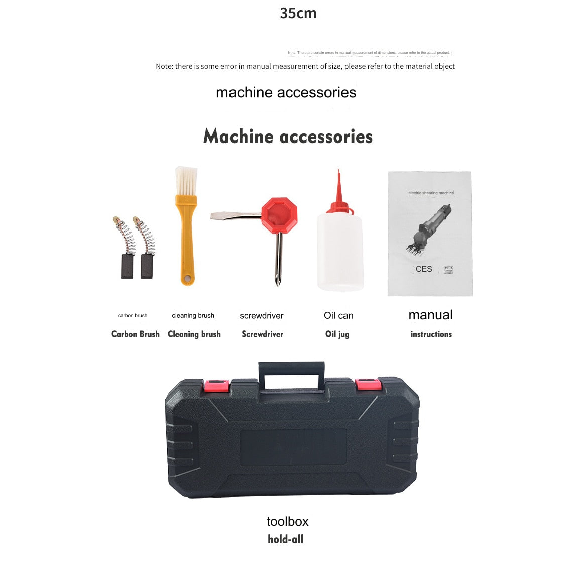 Aparat electric profesional pentru tuns oile, 850 W