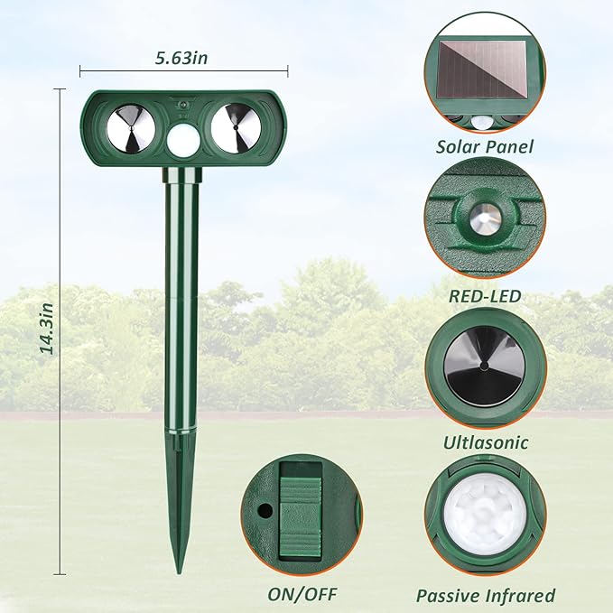 Aparat solar impotriva daunatorilor, Solar Animal Repeller