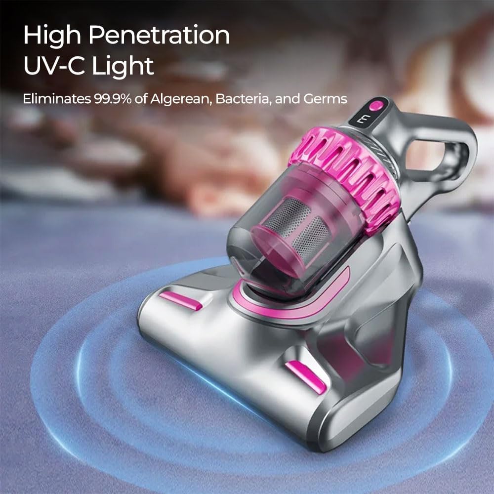 Aspirator multifunctional fara fir 4 in 1 pentru indepartarea acarienilor, curatare saltele si tapiterie de masina