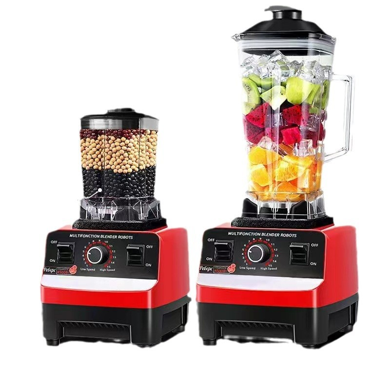 Blender Profesional de bucatarie 2 in 1, 2.5L, motor din cupru, 15 viteze, 4500W