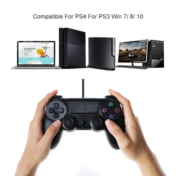 Controller Wireless pentru Playstation 4 cu vibratii, fara fir, Doubleshock