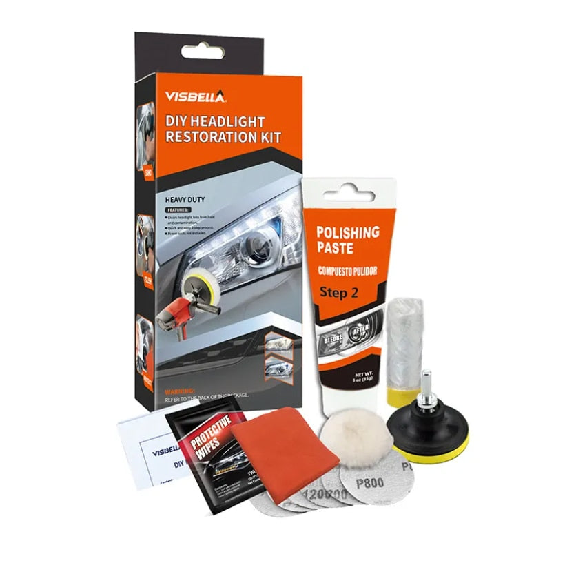 Kit polish pentru faruri, Visbella Headlight