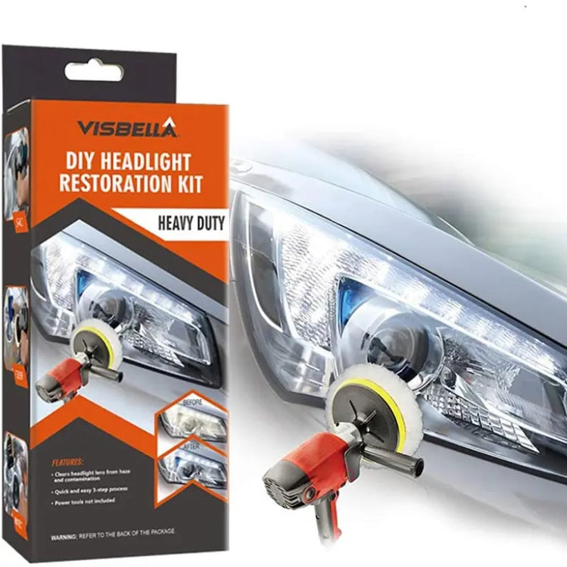 Kit polish pentru faruri, Visbella Headlight