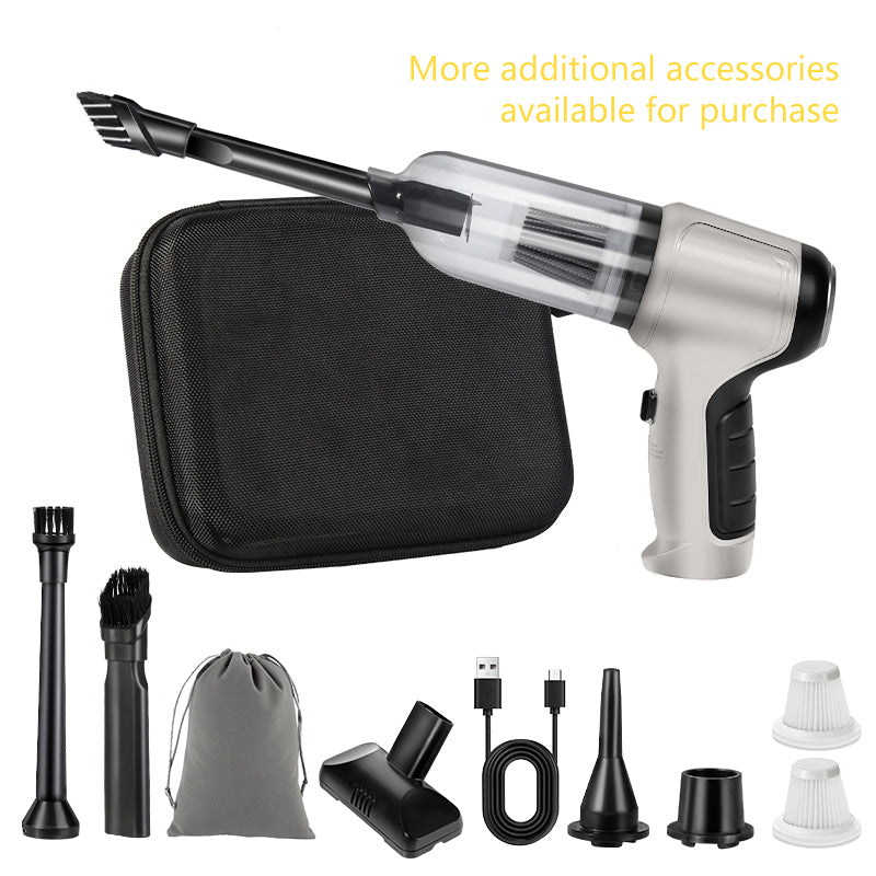 Mini aspirator portabil 3 în 1, cu acumulator si încărcare prin USB