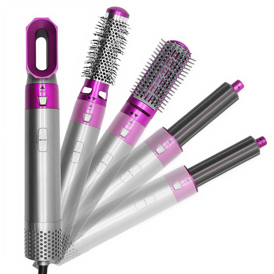 Multistyler Airwrap Hot Air Styler 5 in 1, ondulator, uscator, accesorii