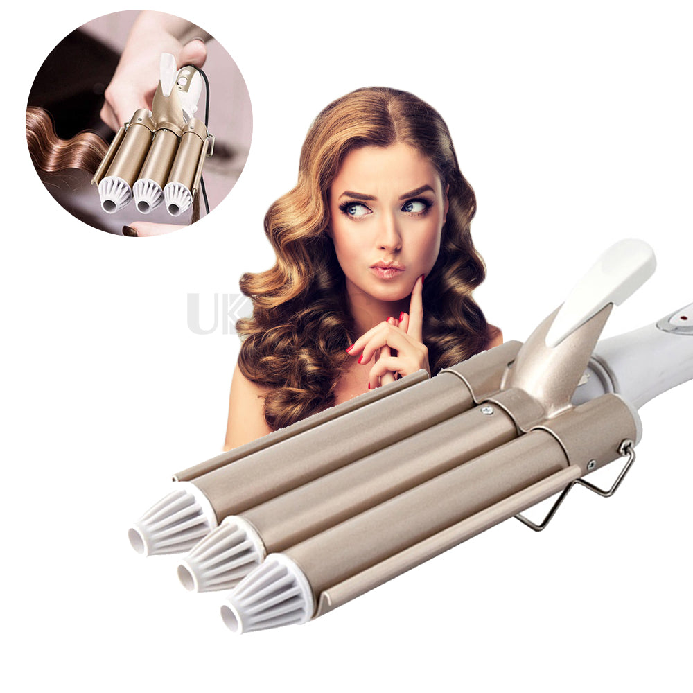 Ondulator de par, 3 tuburi 25 mm, temperatura 170-220 °C