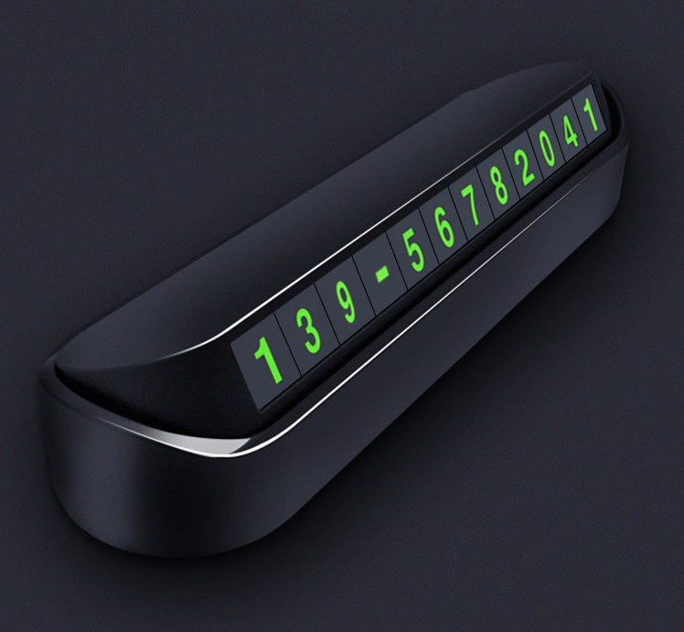 Placuta numar telefon parcare, pentru parbriz