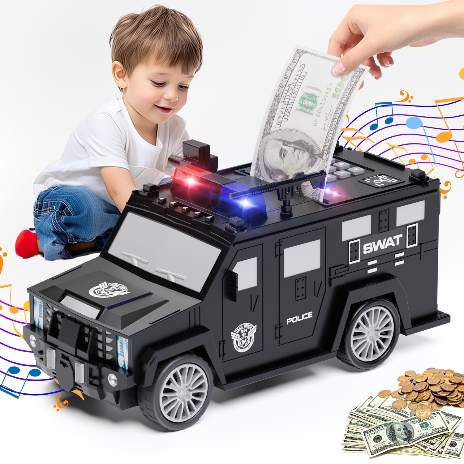 Pusculita inteligenta pentru copii, Cash Truck