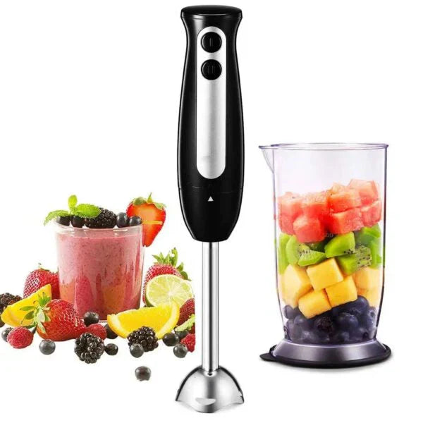 Set blender de mâna 4 in 1, 1500W cu 9 viteze și funcție turbo