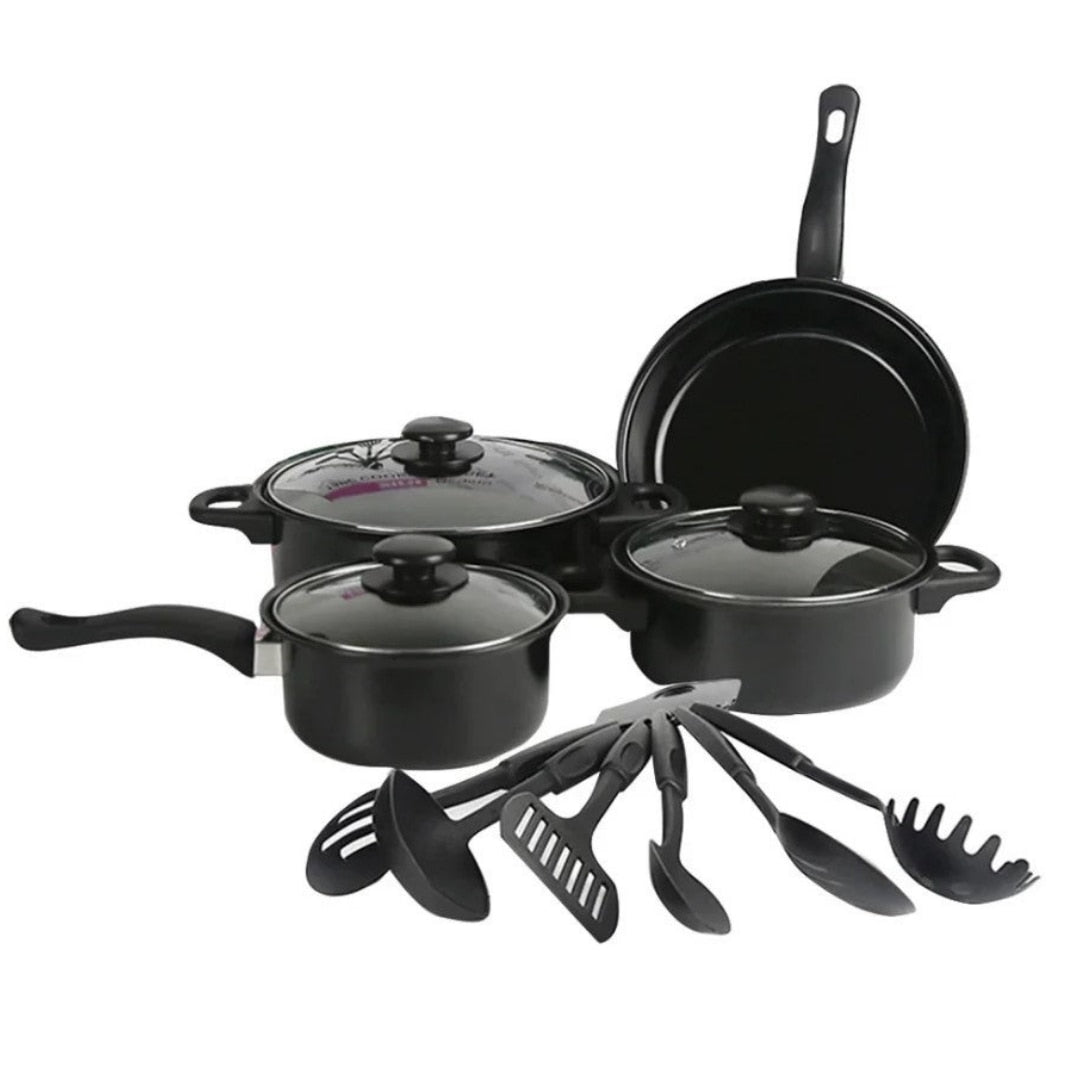 Set oale si ustensile bucatarie pentru gatit, 13 piese