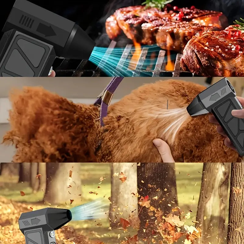 Suflanta Aer portabila 130000rpm, Putere mare de suflare, pentru masina, praf, zapada, frunze