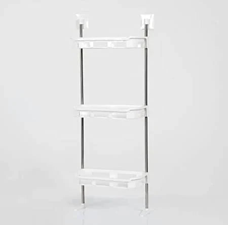 Suport multifunctional depozitare pentru toaleta, 3 polite, 88 x30cm