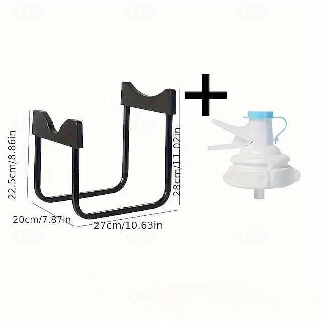 Suport pentru dozator bidon de apa, negru