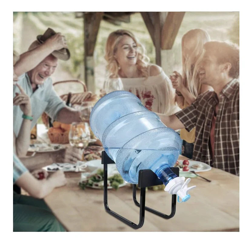 Suport pentru dozator bidon de apa, negru