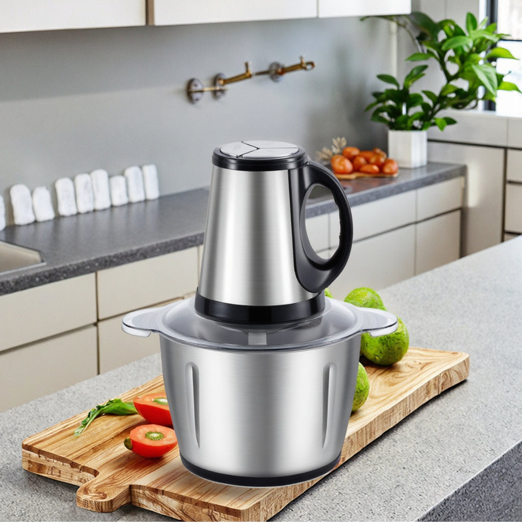 Tocator electric profesional ,capacitate 5 Litri, 500W, vas din inox , 5 lame