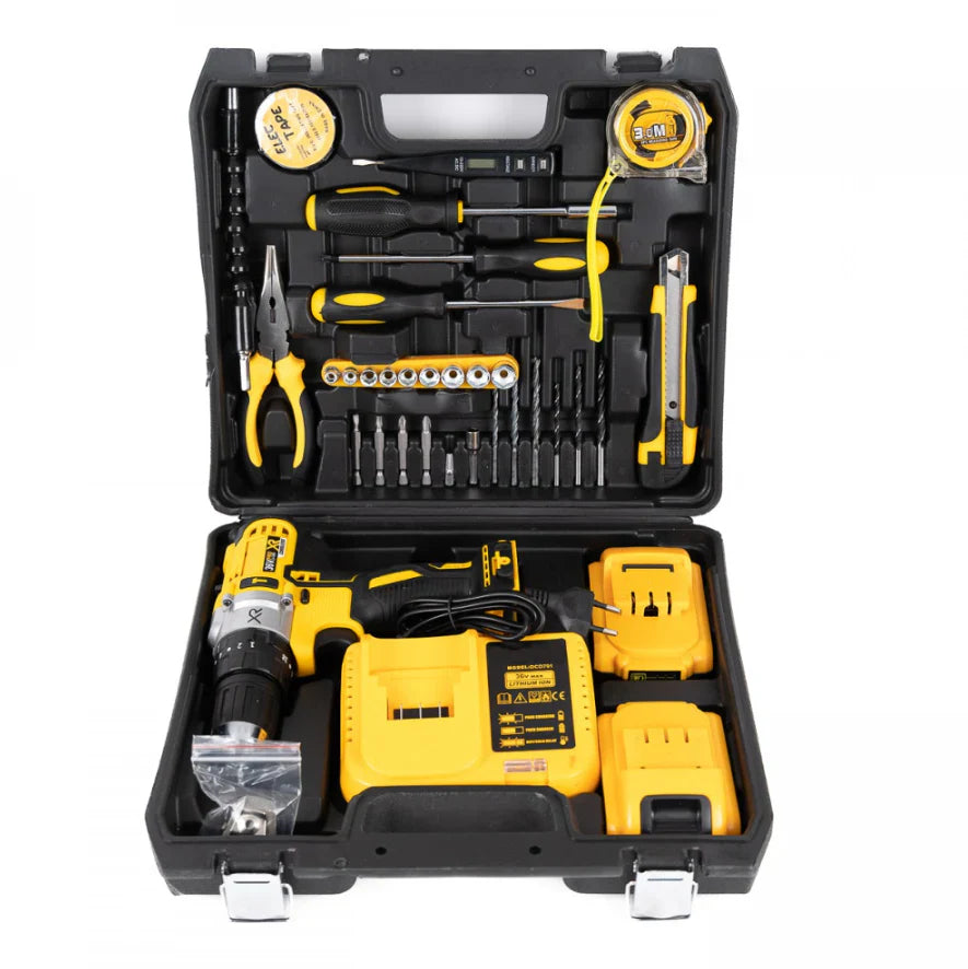 Trusa Bormasina 48V, cu 2 acumulatori si incarcator, + 37 Accesorii